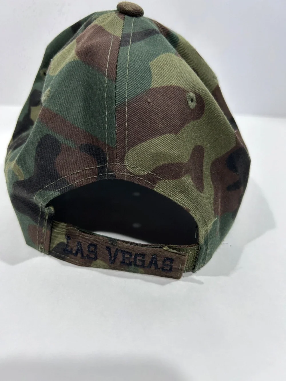 Lanza Las Vegas Camouflage Camo Hat Baseball Embroidered Cap unisex -green/black